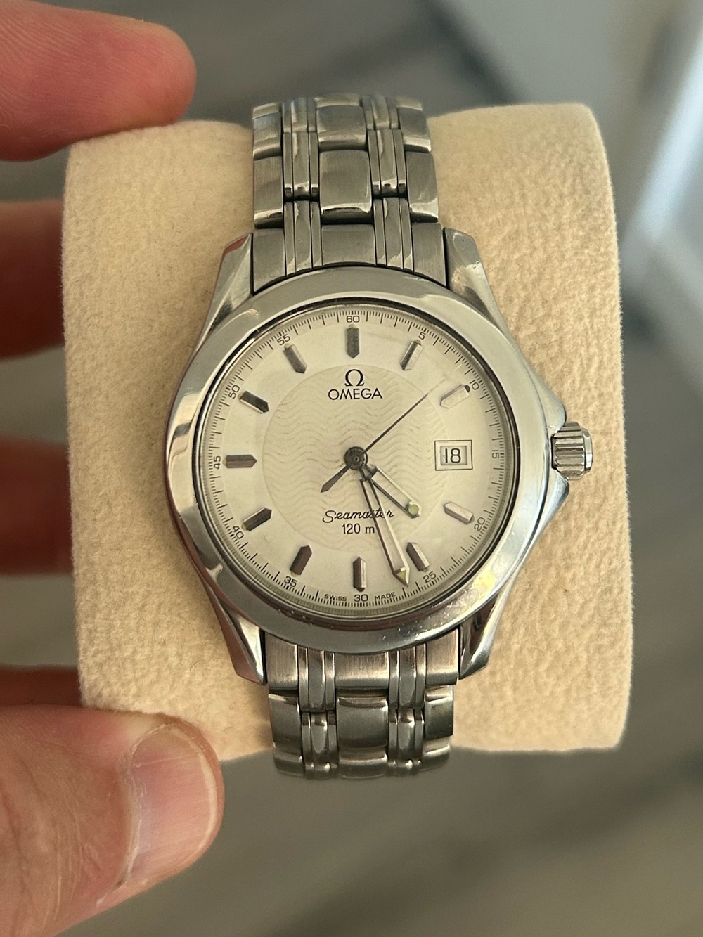 Omega Seamaster 120m white dial
